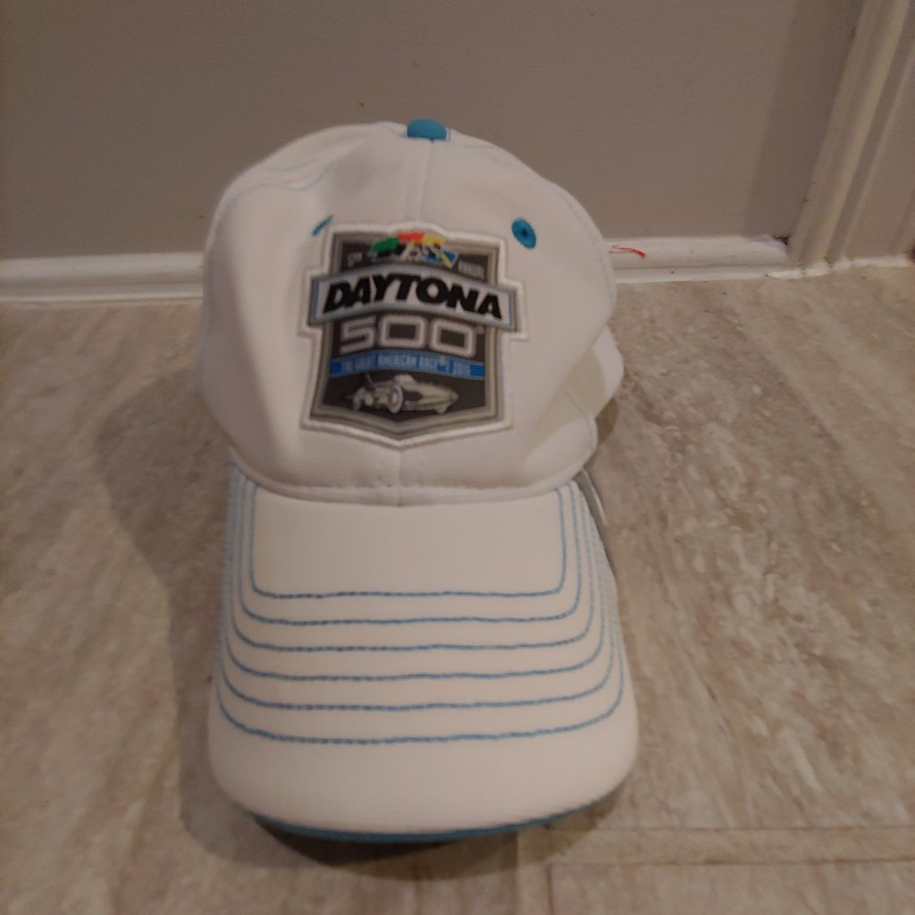 2015 Daytona 500 Nascar The Great American Race Hat White
